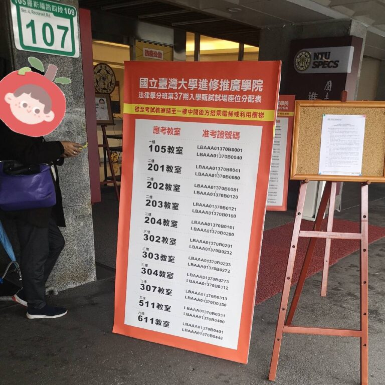 台大法律學分班