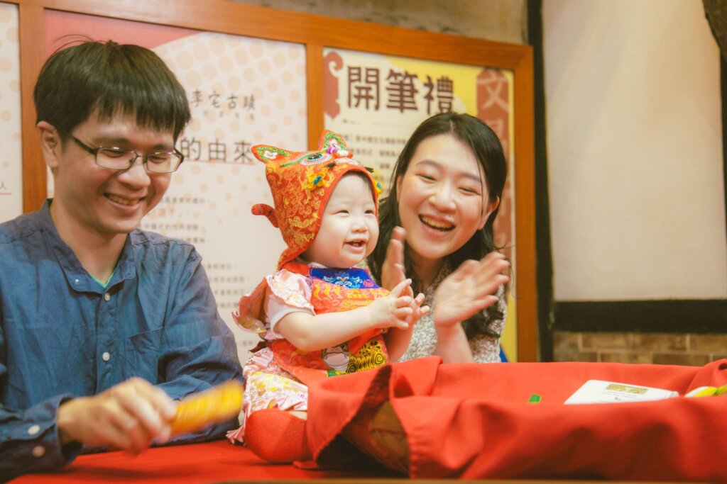 蘆洲李宅古禮抓周