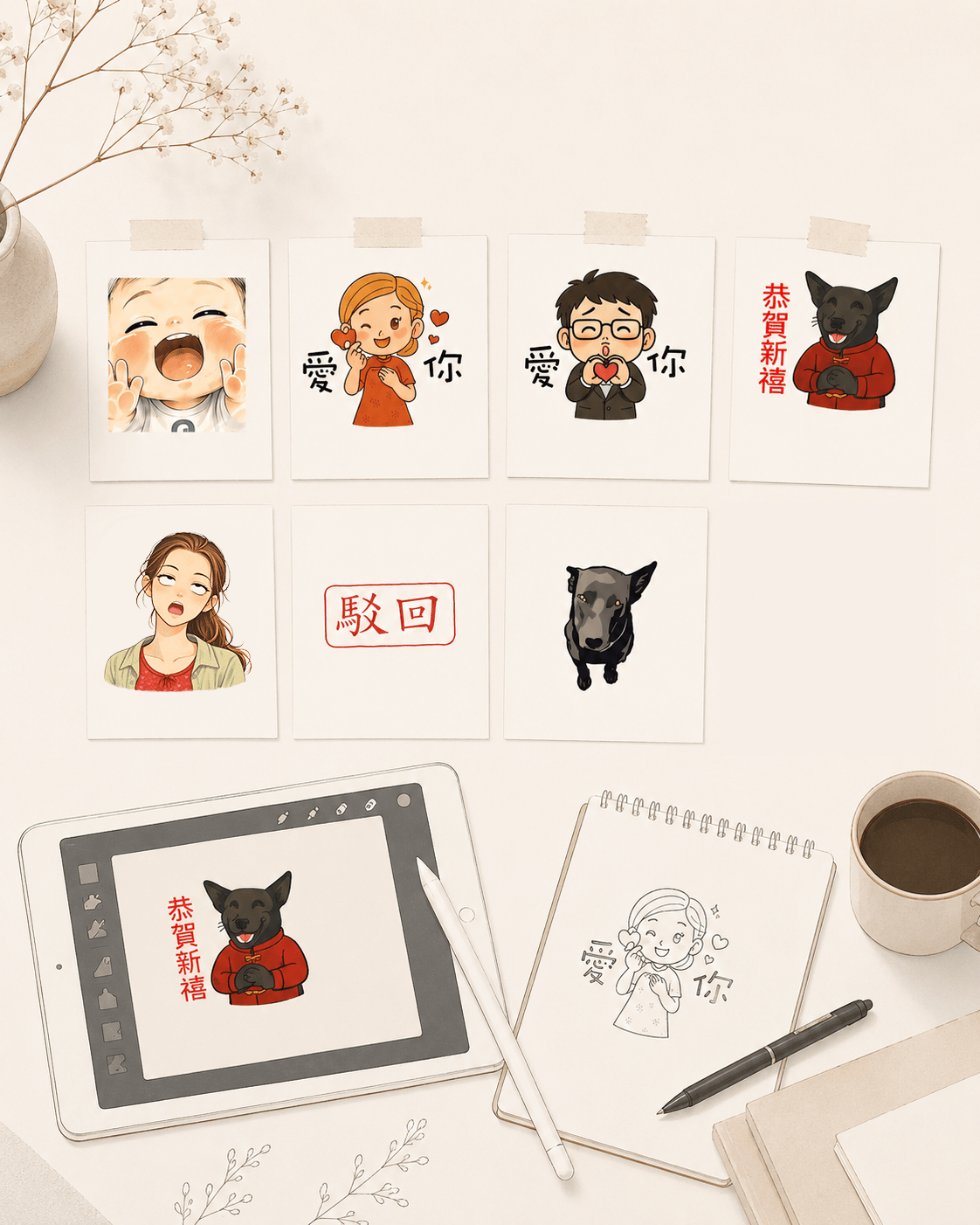 零基礎 LINE 貼圖與角色創作